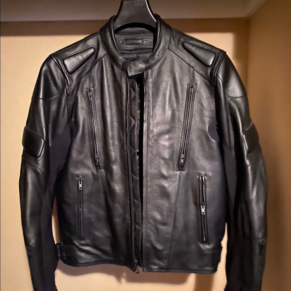 Wilsons Leather men’s motorcycle jacket L